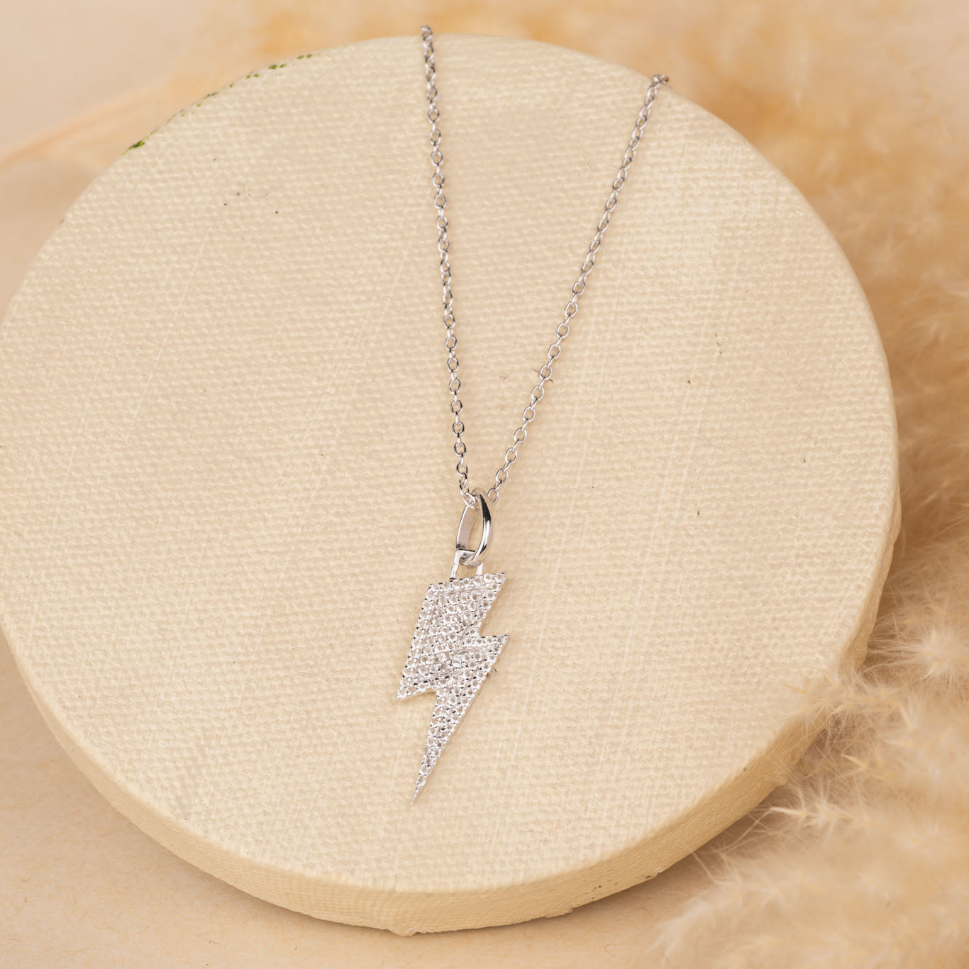 Silver Lightning Necklace