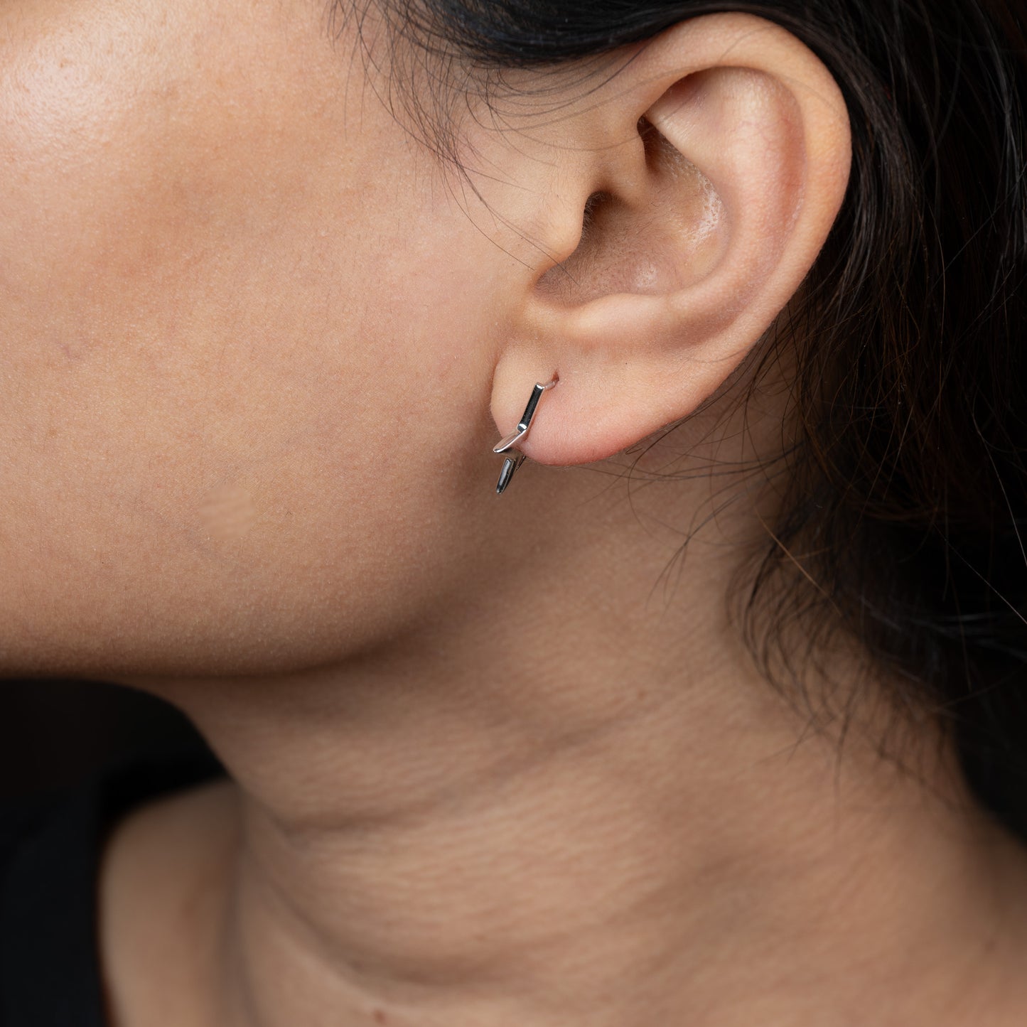 Silver Star Hoops