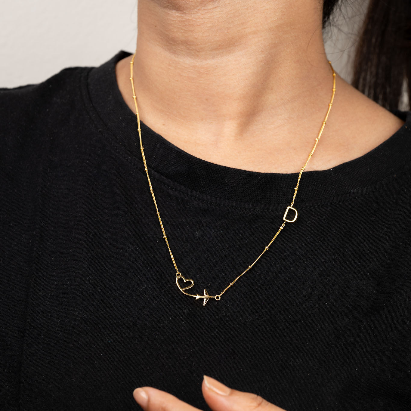 Golden Heart Neck Chain