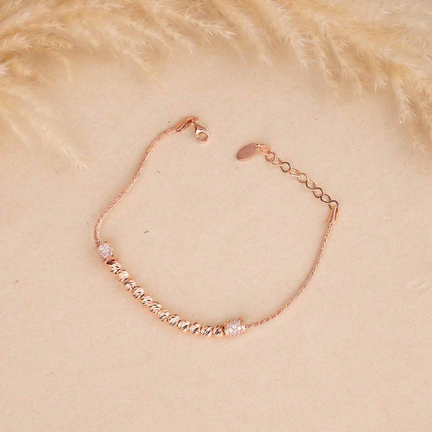 Rose Gold Beads Bracelet