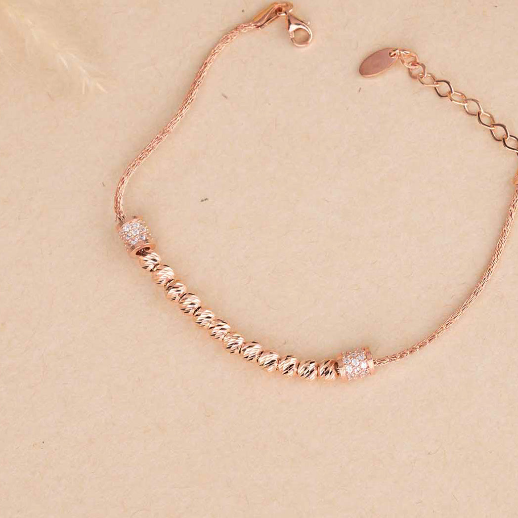 Rose Gold Beads Bracelet