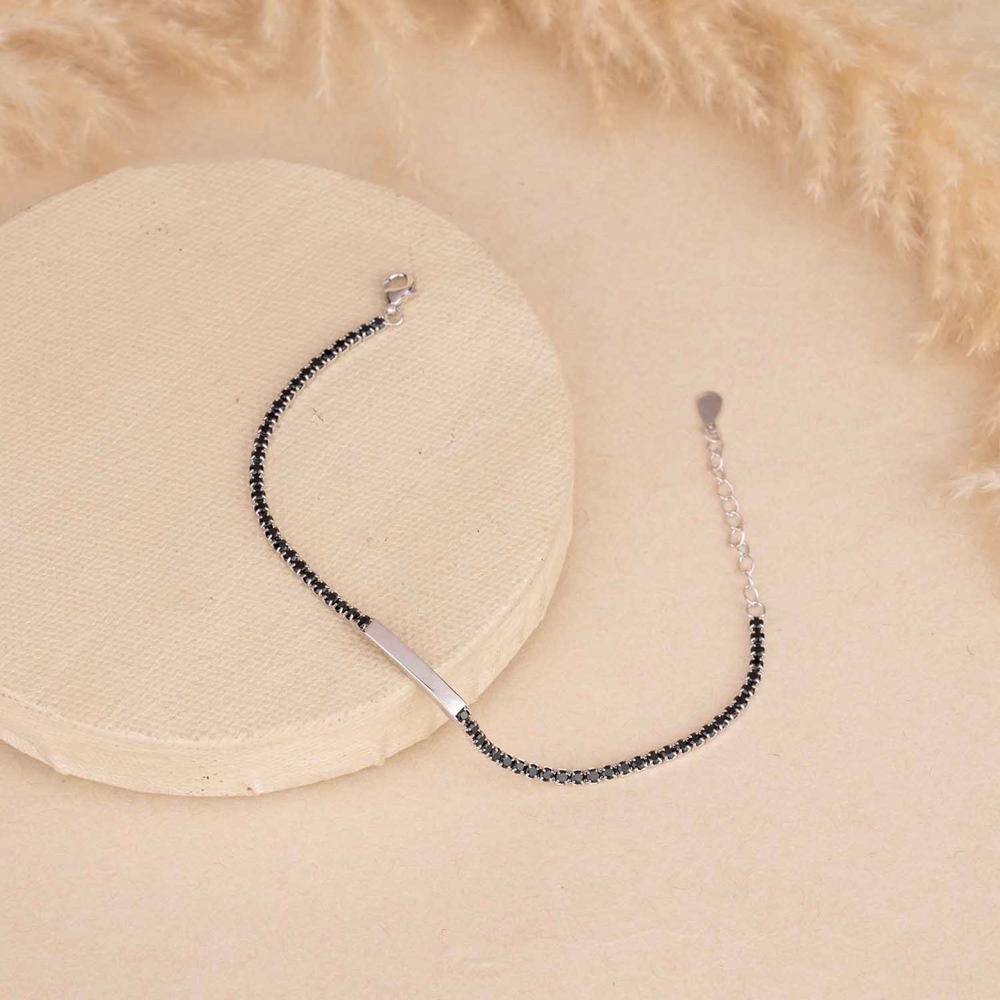 Black Tennis Bracelet