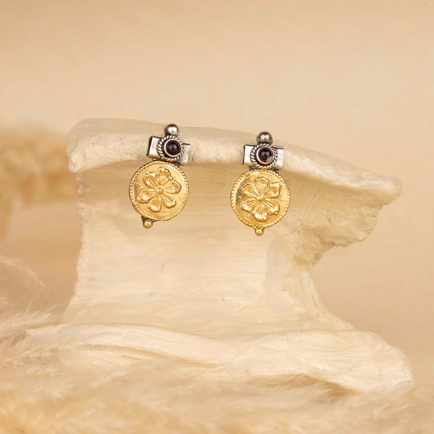 Golden Coin Earrings