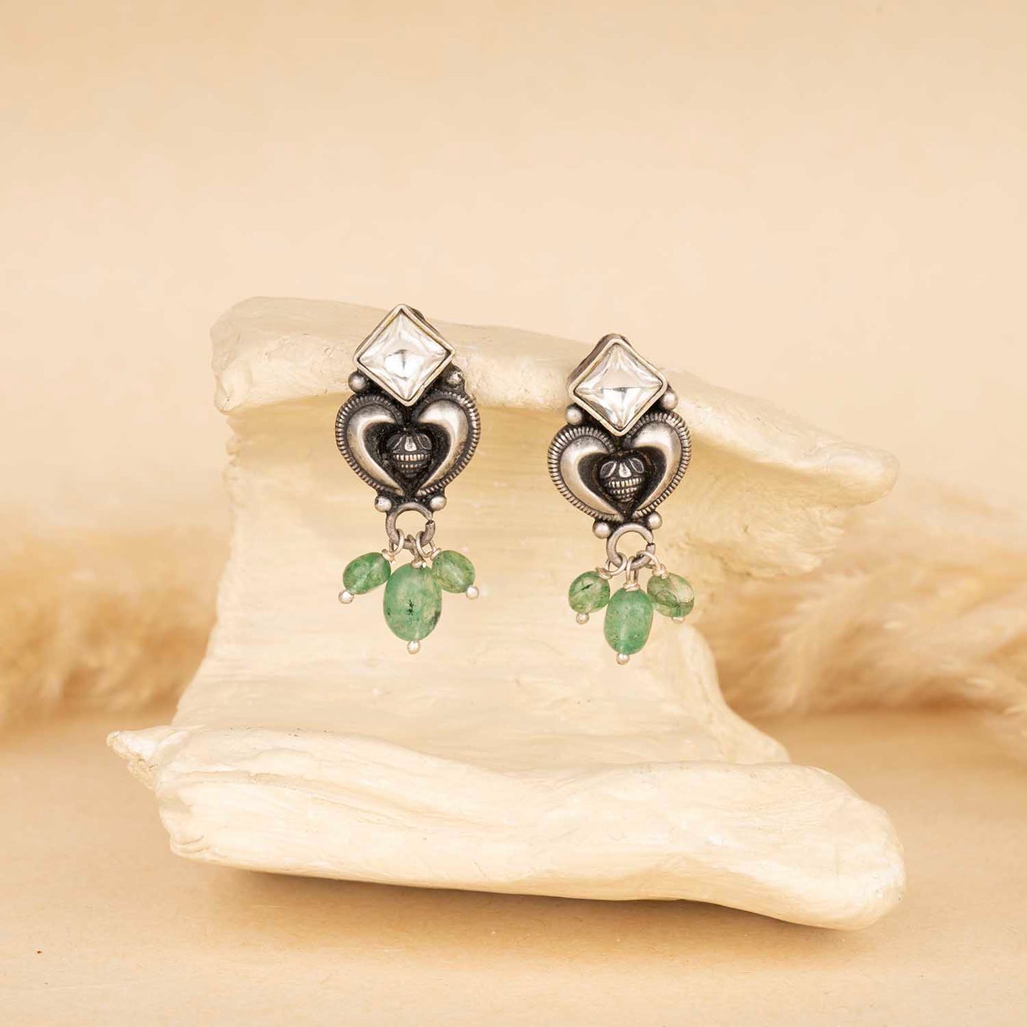 Oxidised Silver Earrings