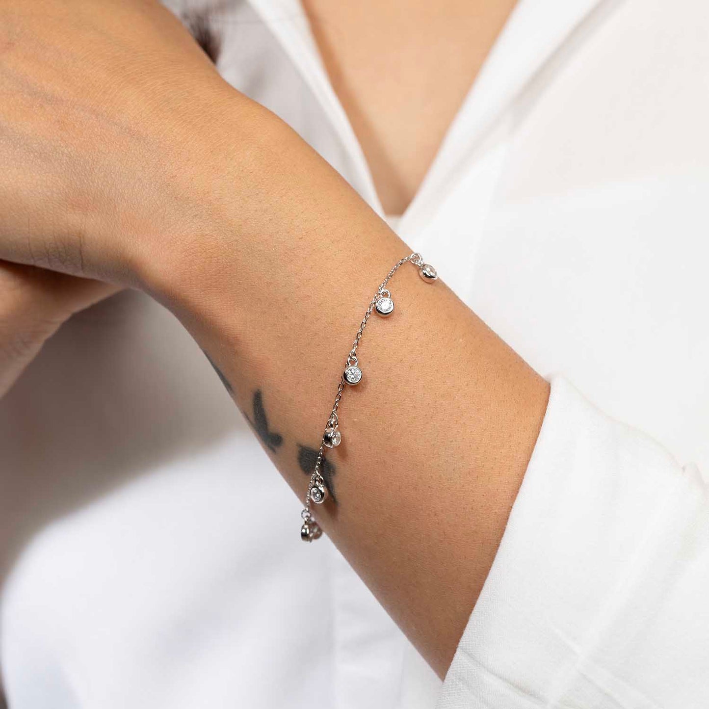 Dangling CZ Bracelet