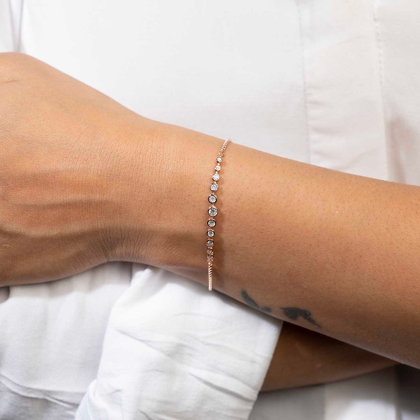 Minimal CZ Bracelet