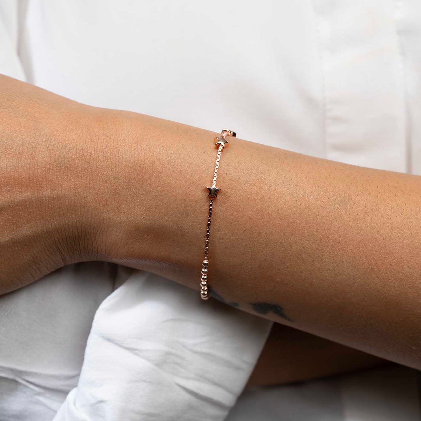 Rose Gold Stars Bracelet