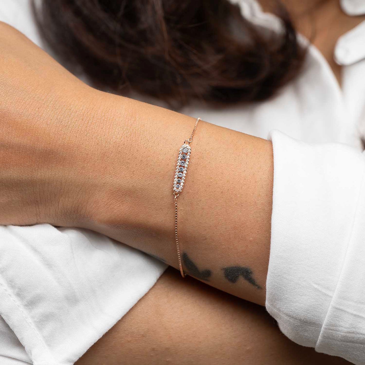 Minimal CZ Bracelet