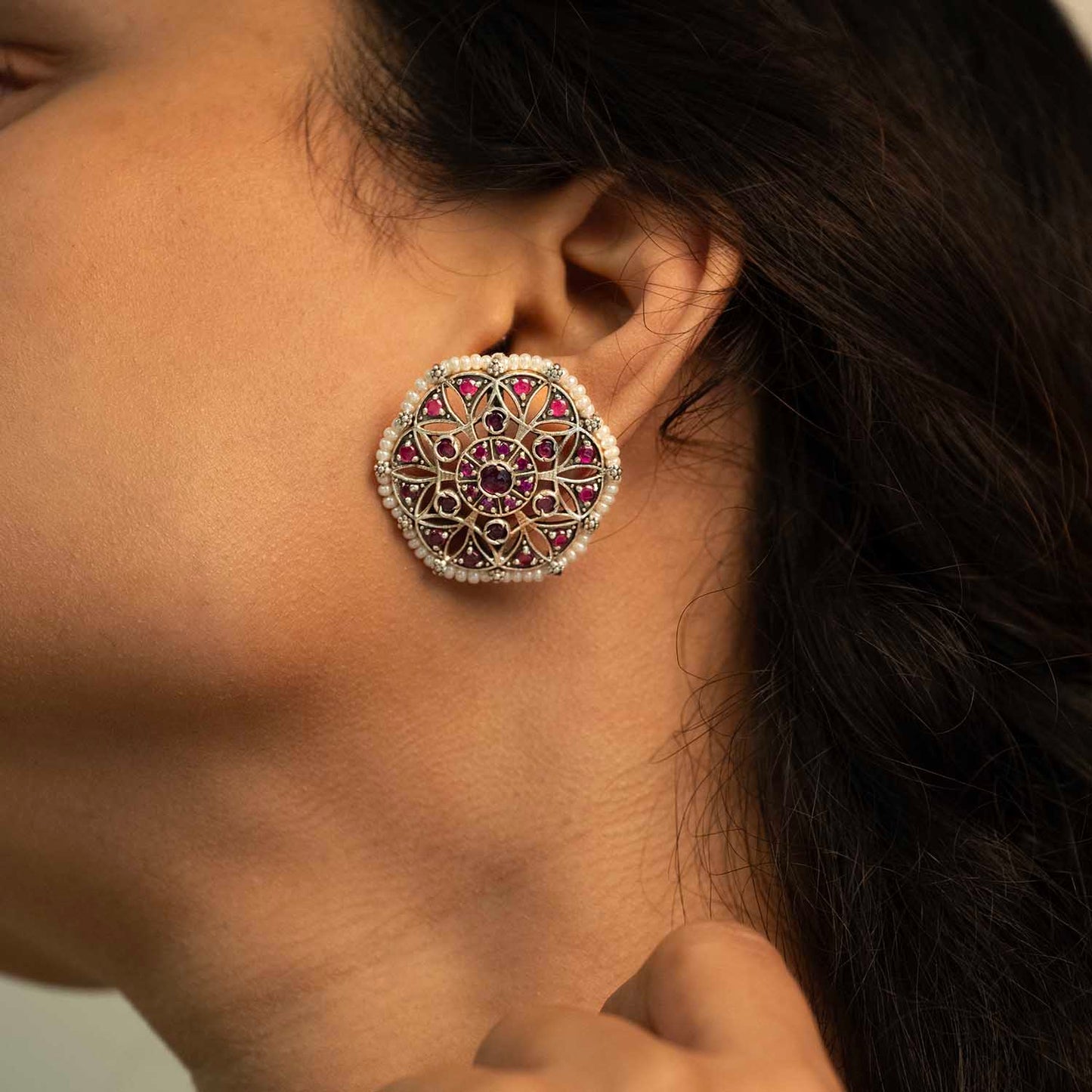Heritage Silver Earrings