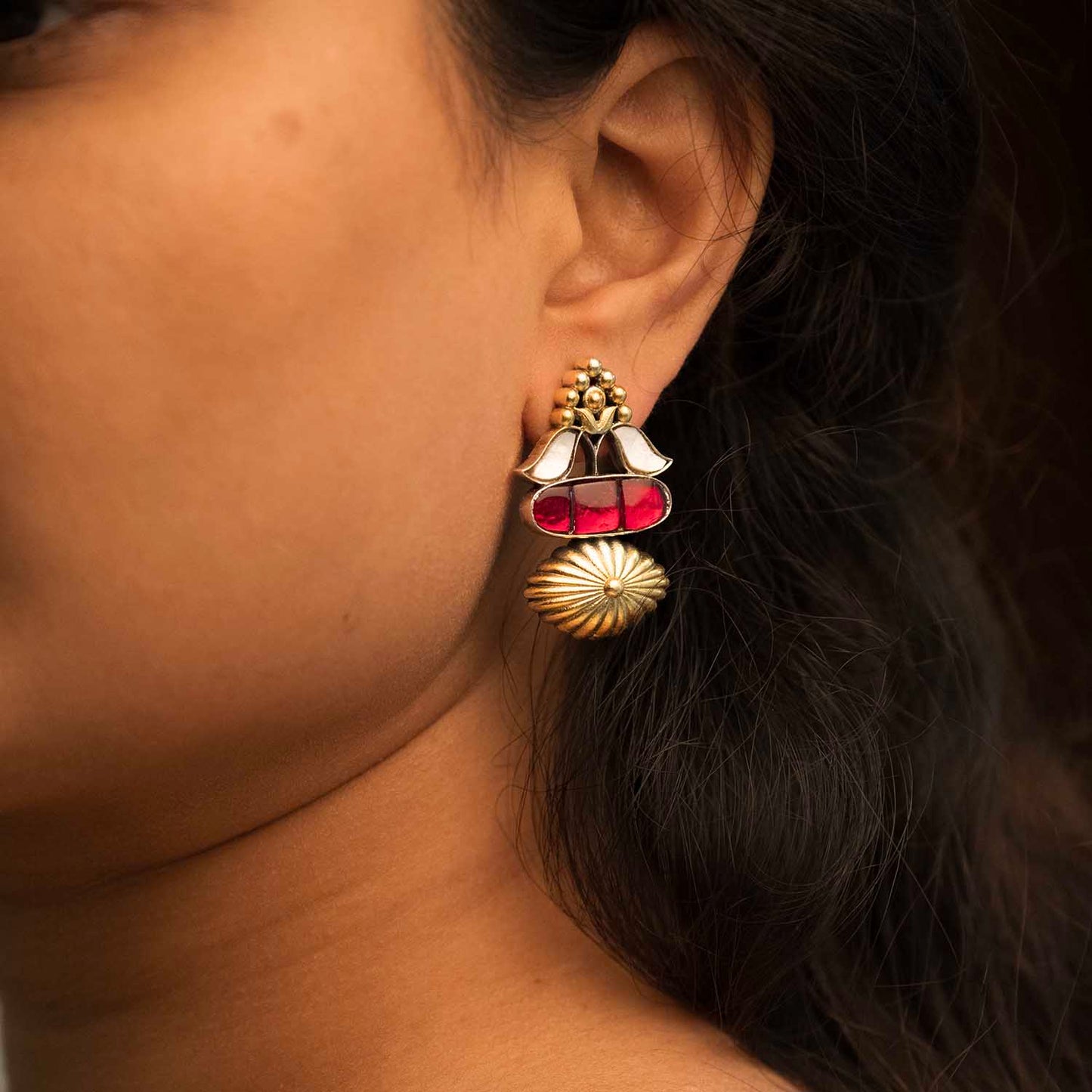 Antique Golden Earrings