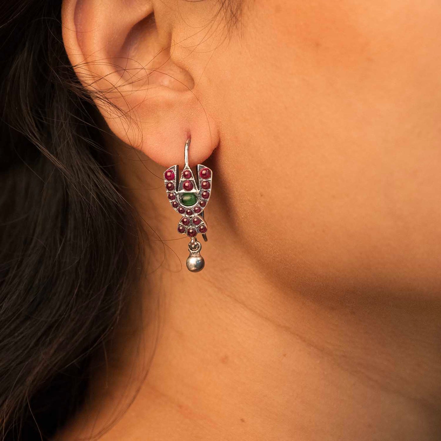 Antique Silver Earrings