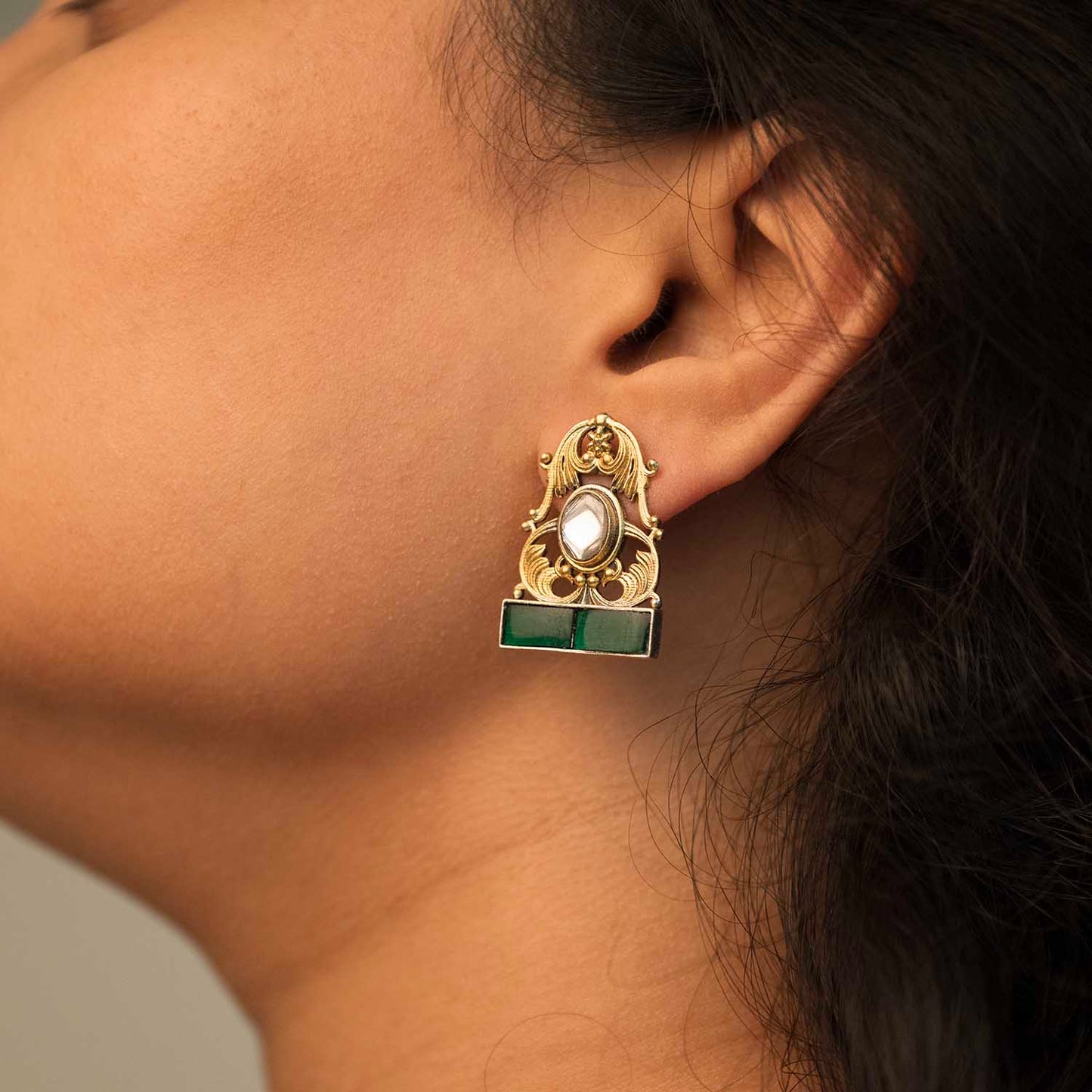 Antique Golden Earrings