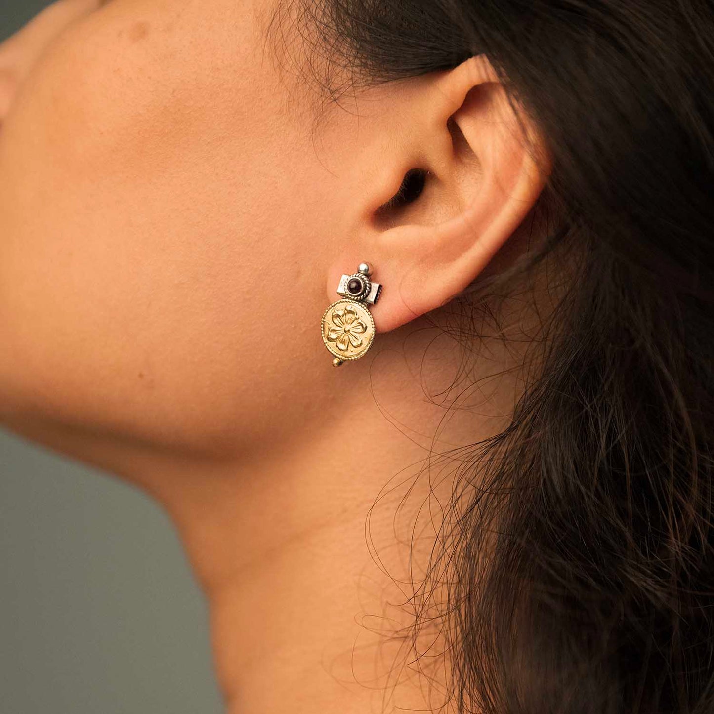 Golden Coin Earrings