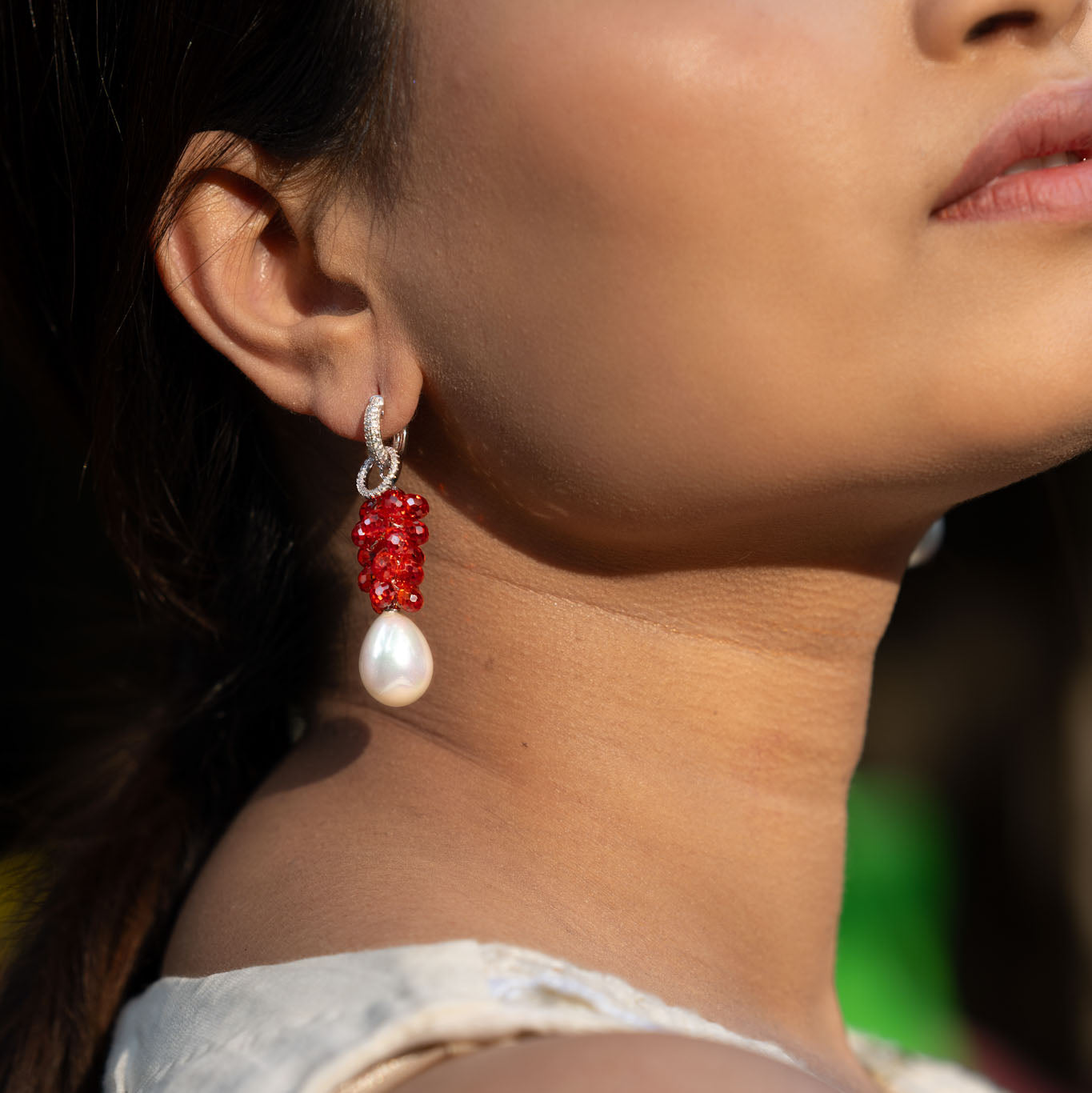 Dazzling Silver Earrings