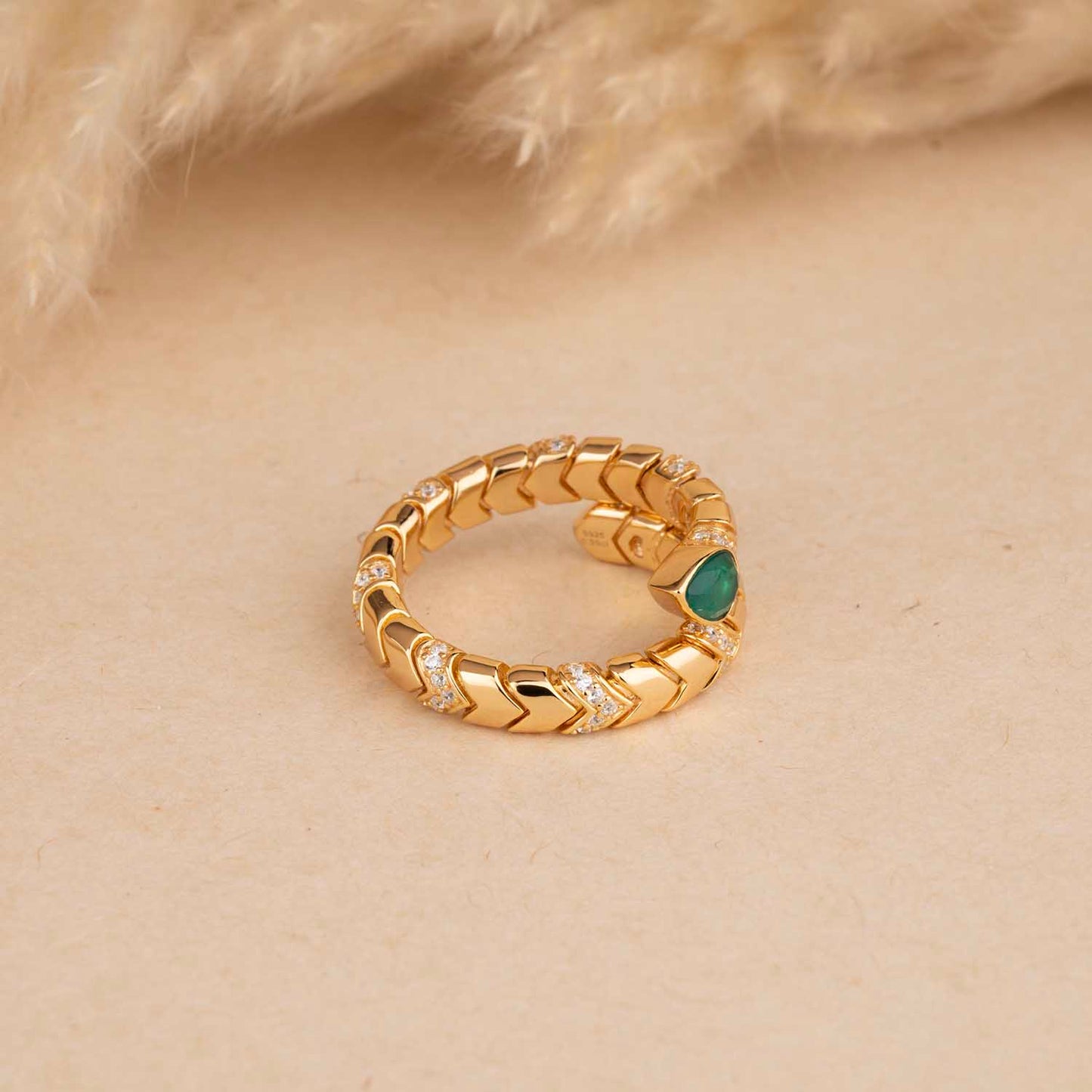 Gold Snake Ring