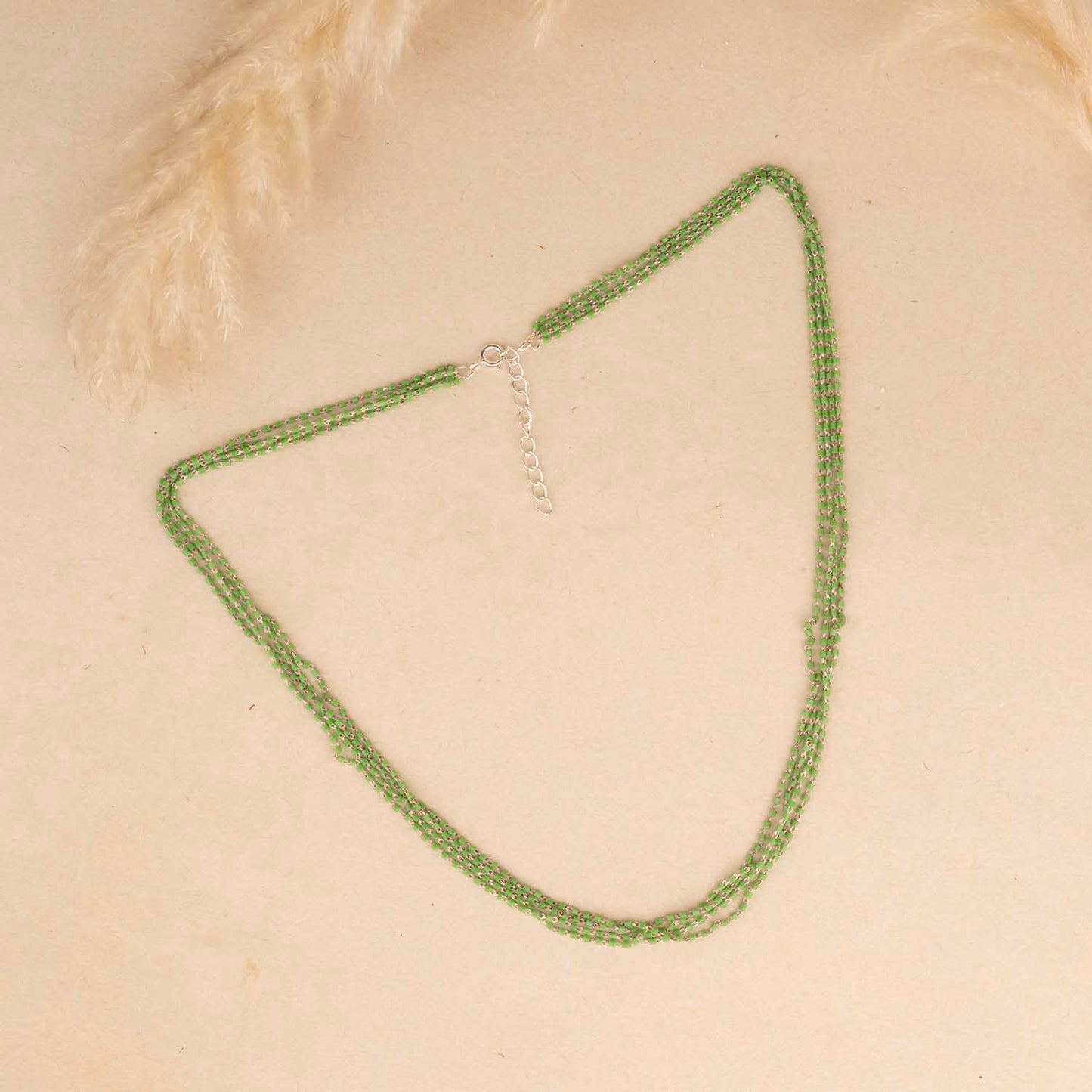 Minimal Green Necklace