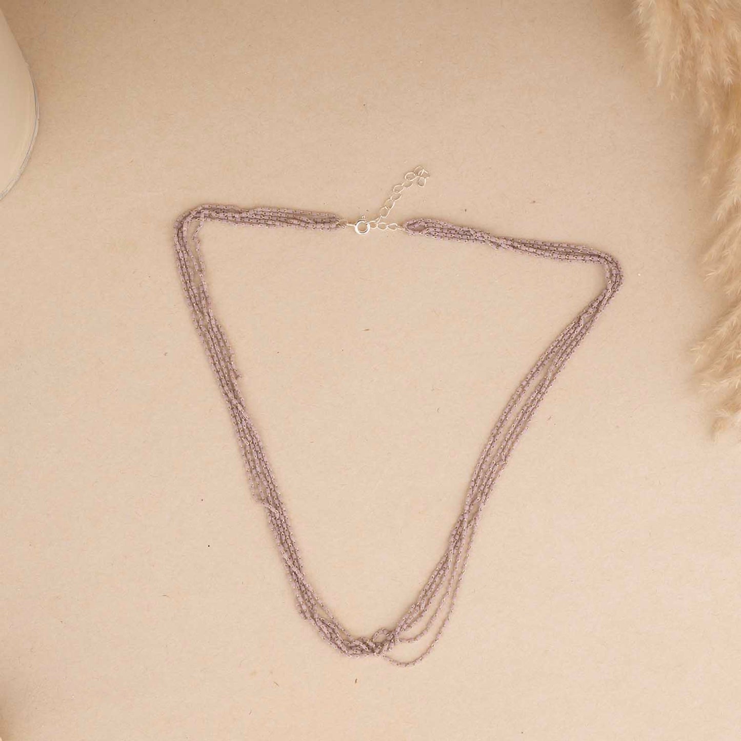 Minimal Pink Necklace
