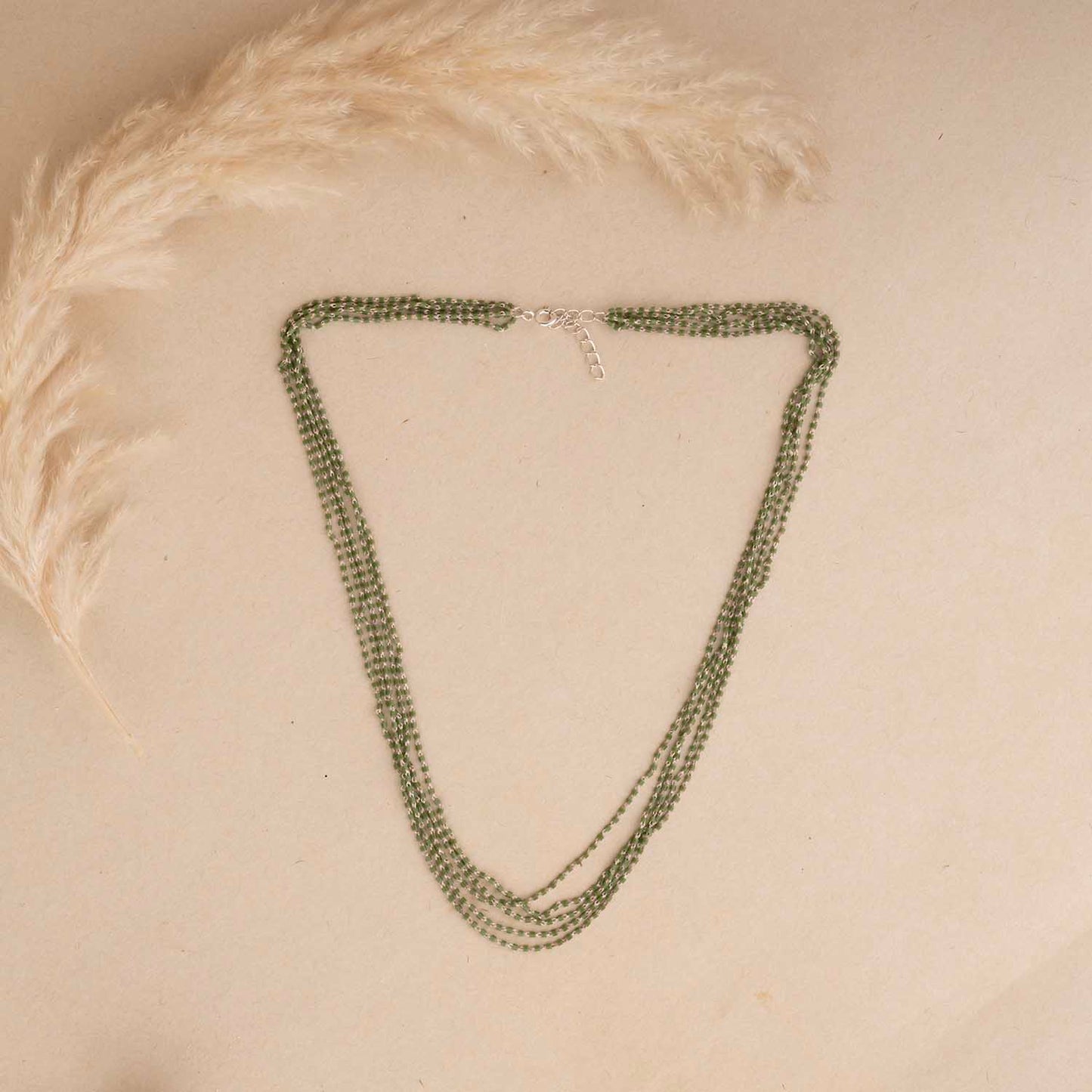 Minimal Green Necklace