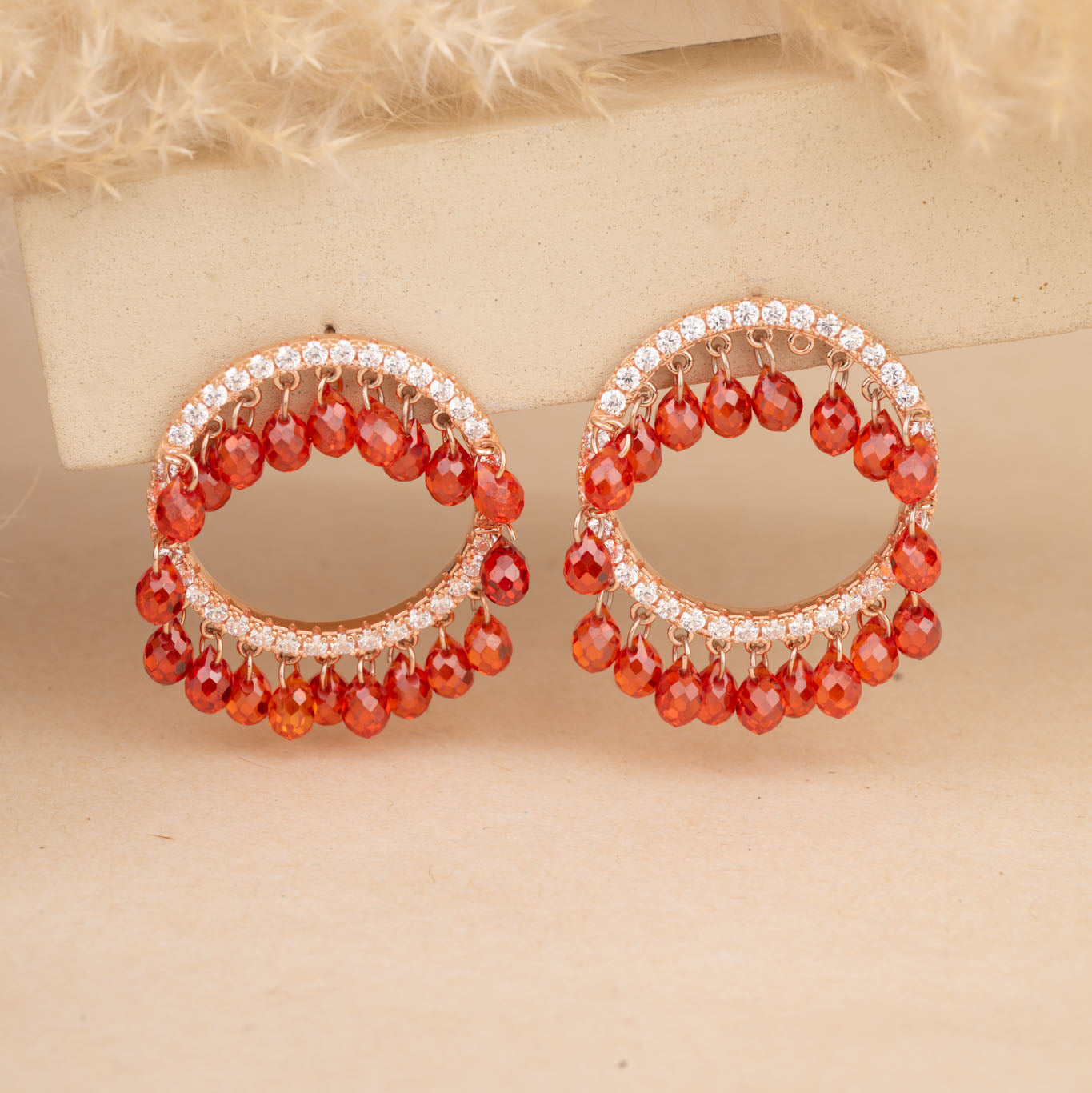 Dazzling Silver Earrings