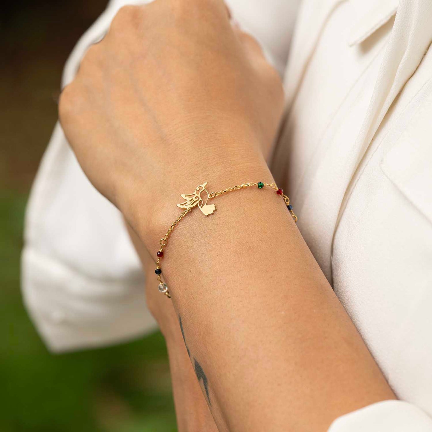 Gold Bird Bracelet
