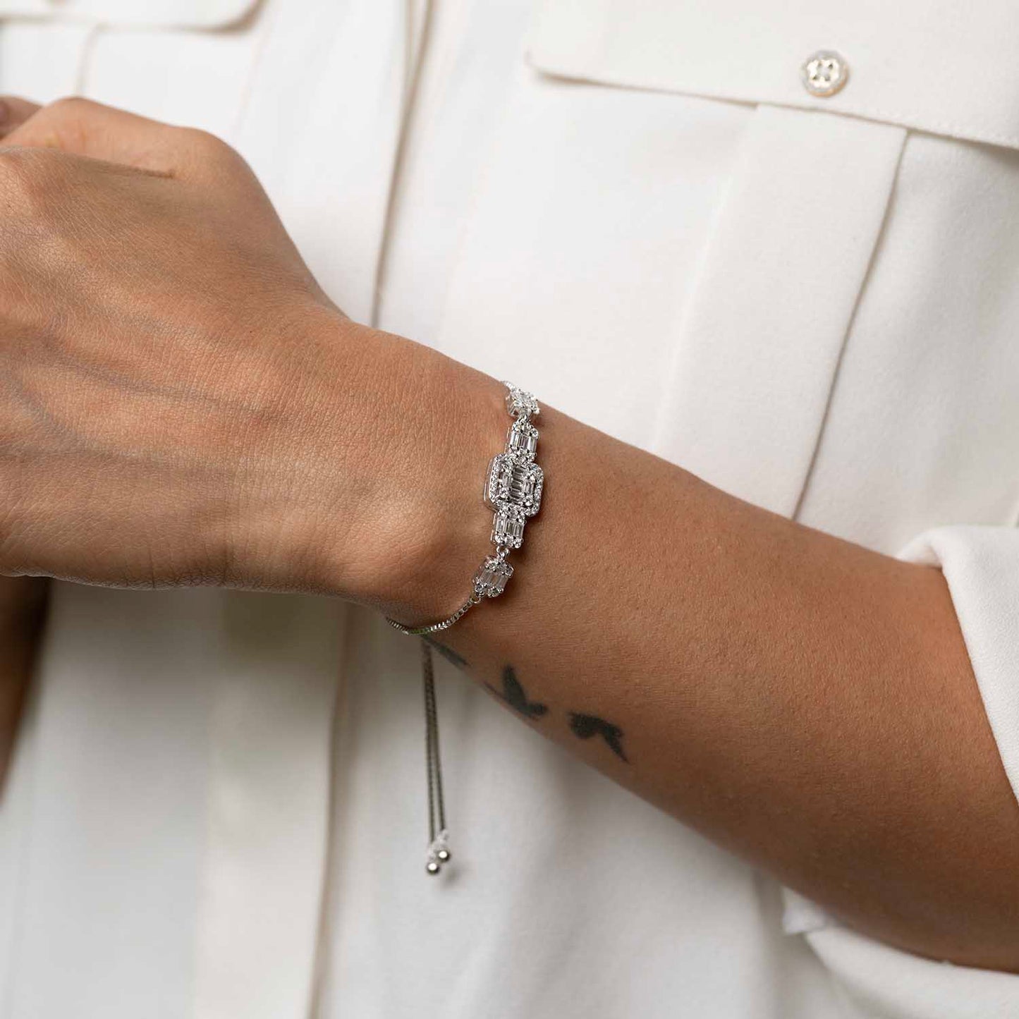 Sparkling Silver Bracelet