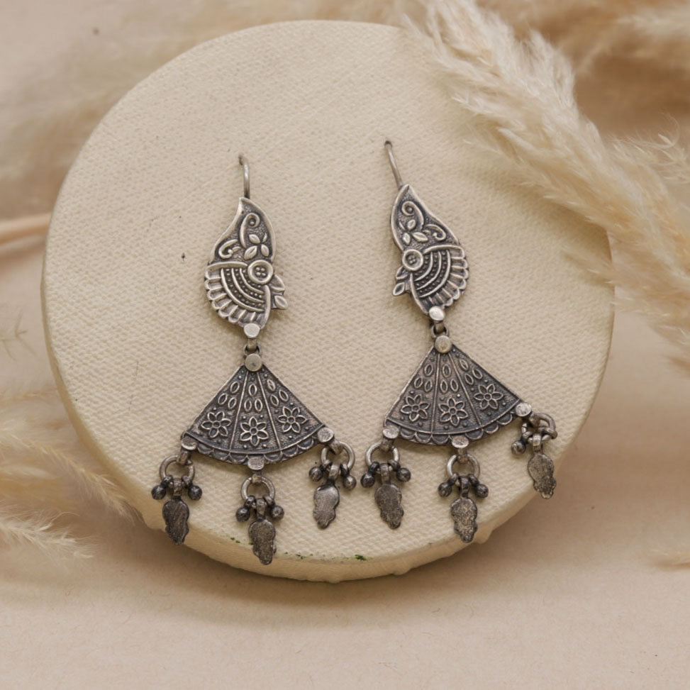 Oxidised Silver Earrings