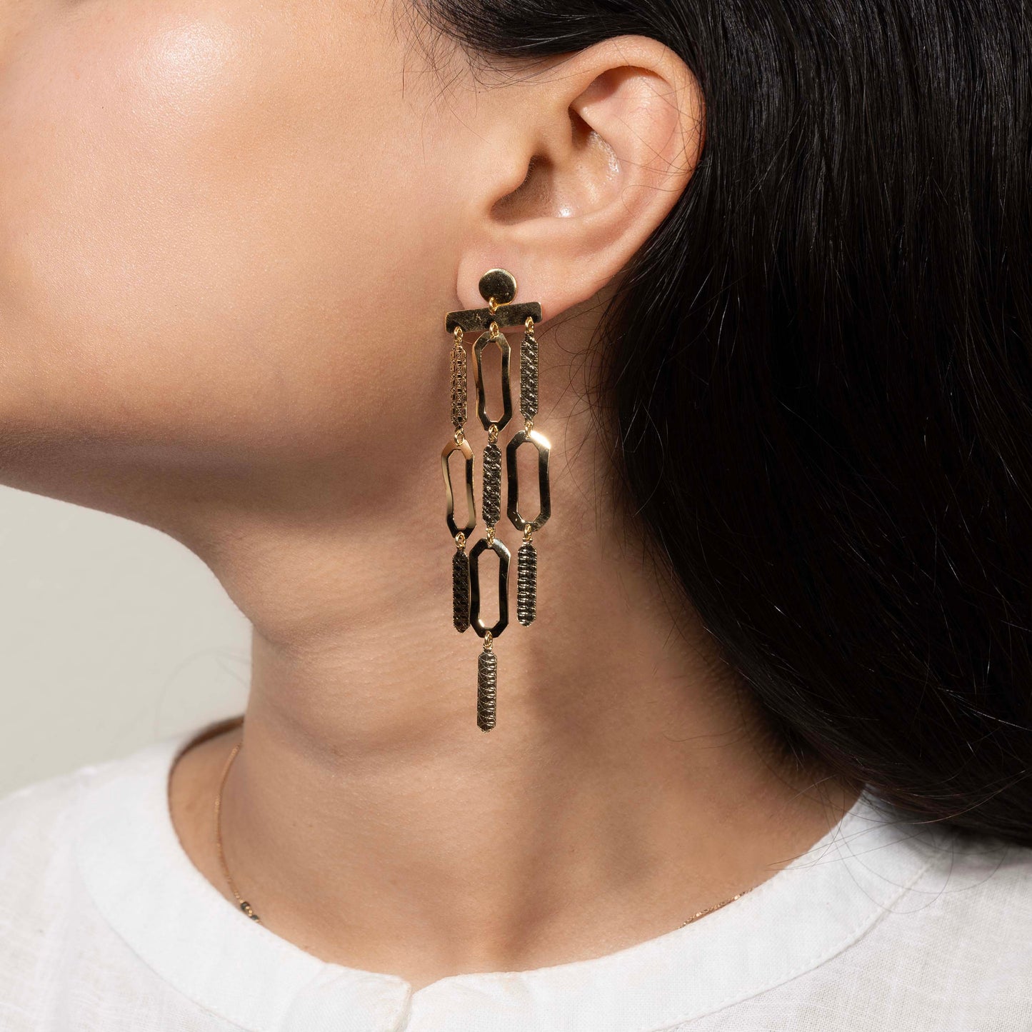 Silver Dangling Earrings