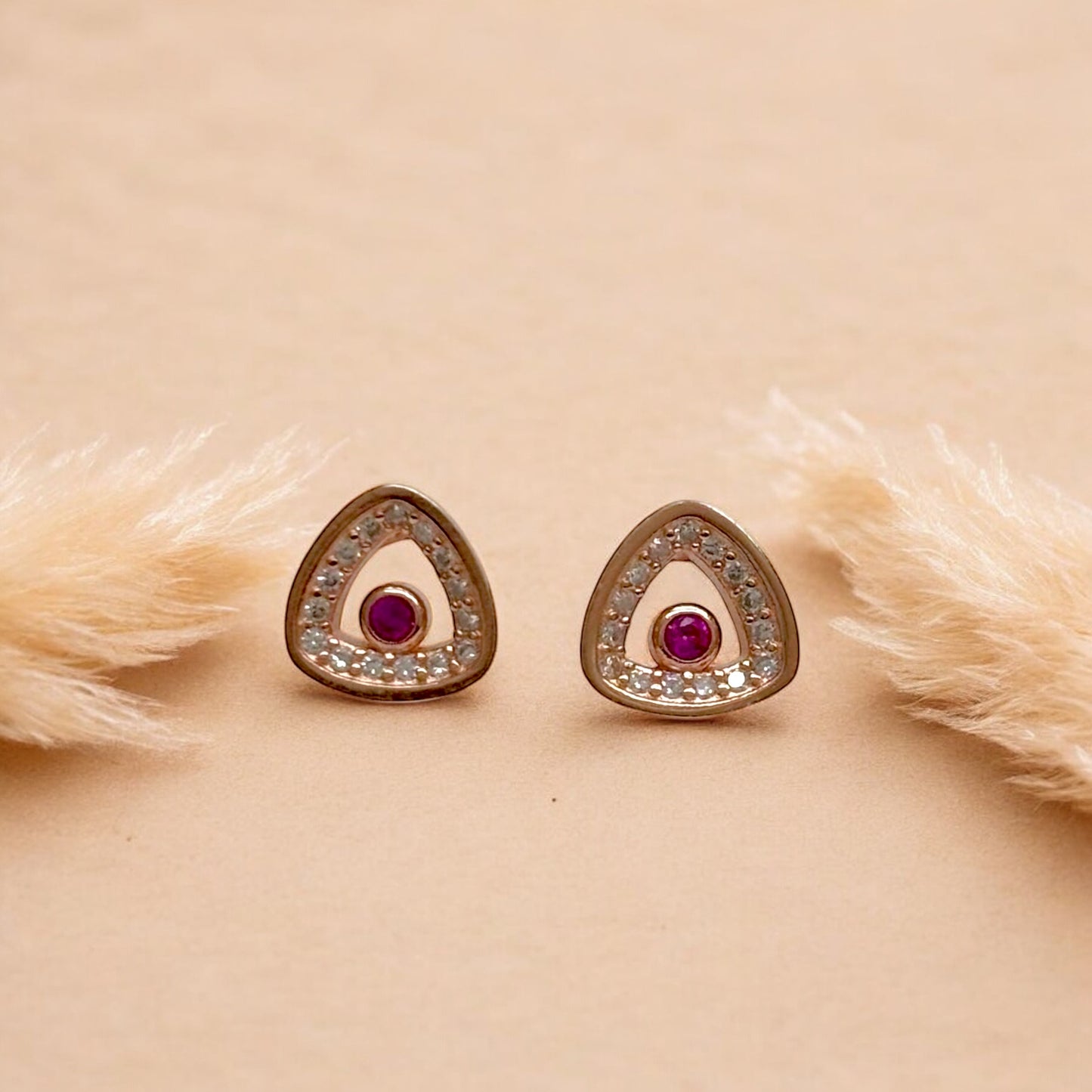 Rose Gold Studs