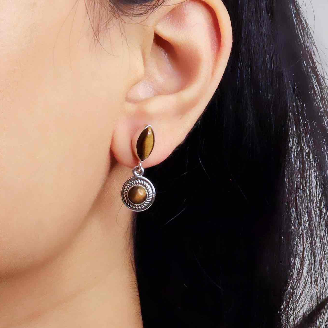 Tiger's Eye Earrings
