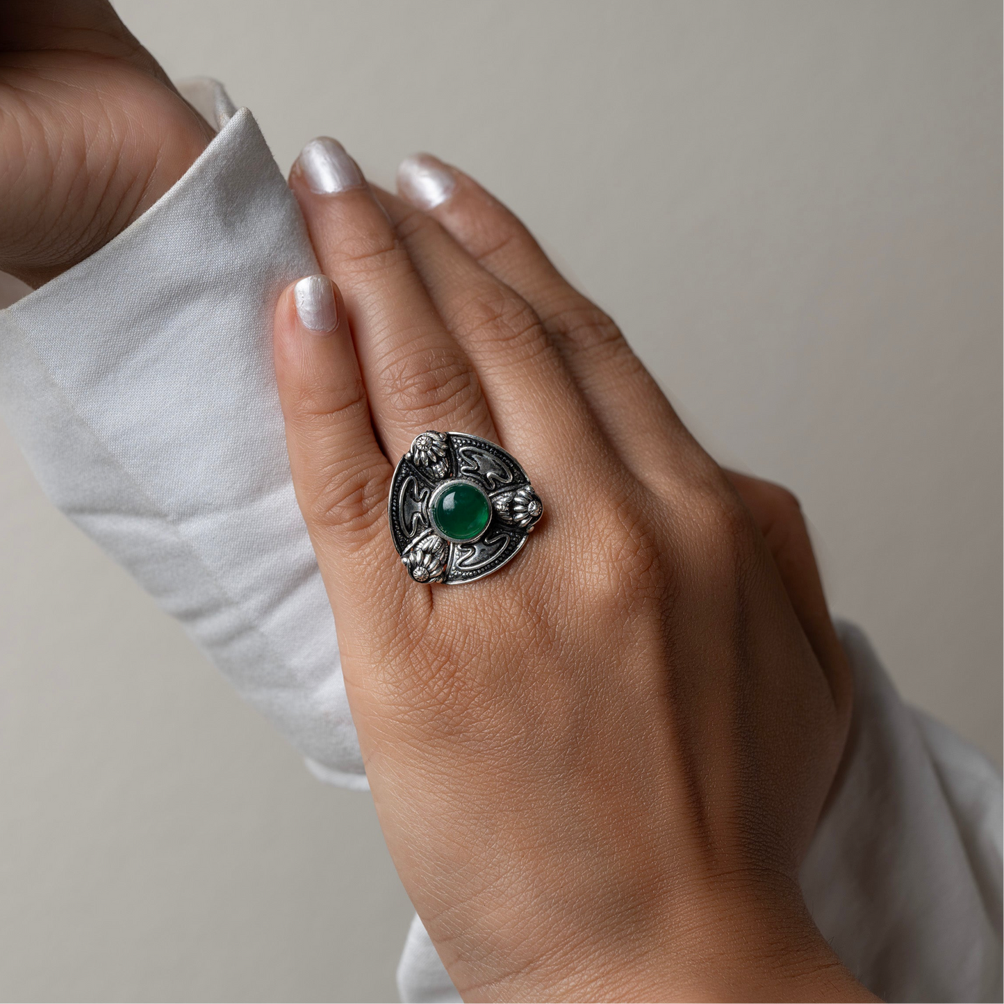 Silver Oxidized Rings