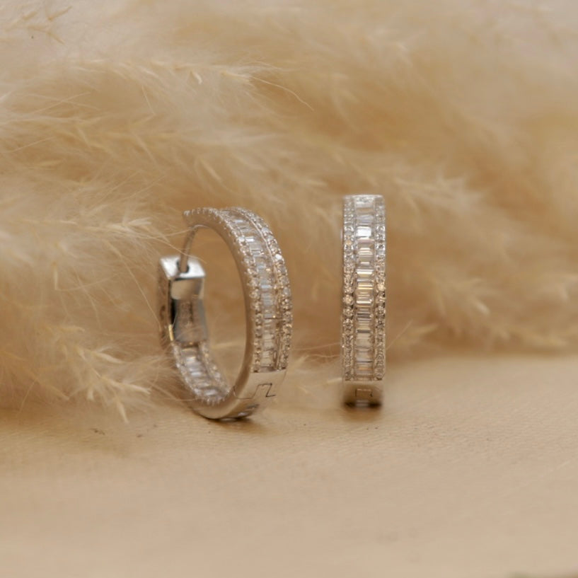 Crystal hoops