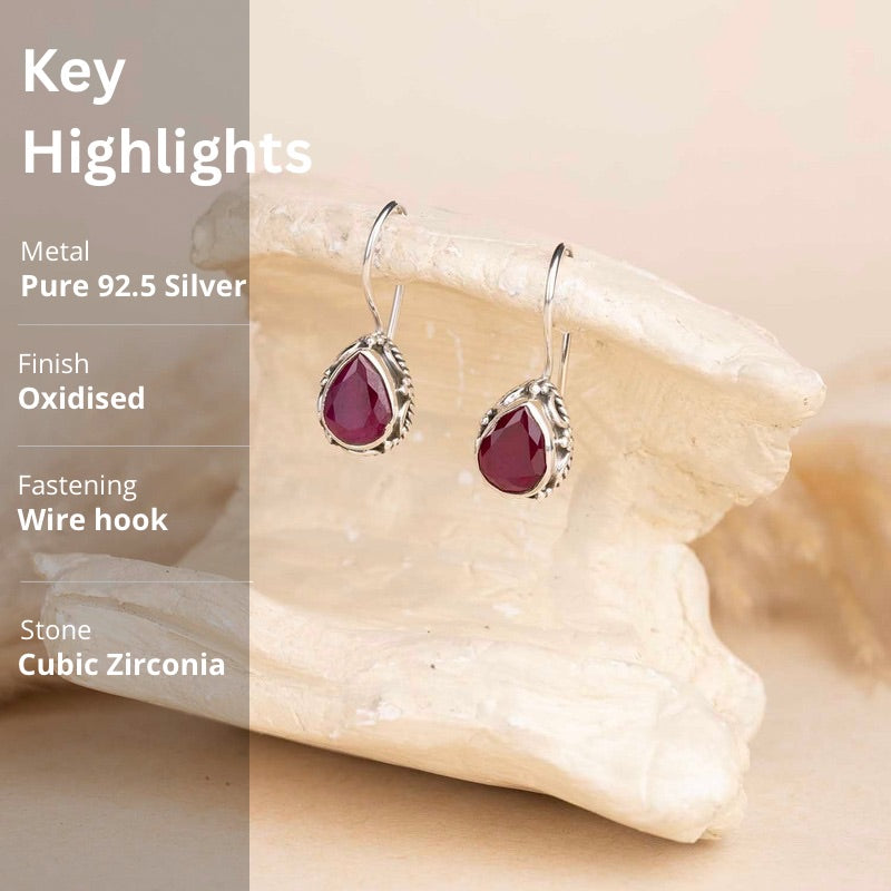 Classic Silver Drop Earrings