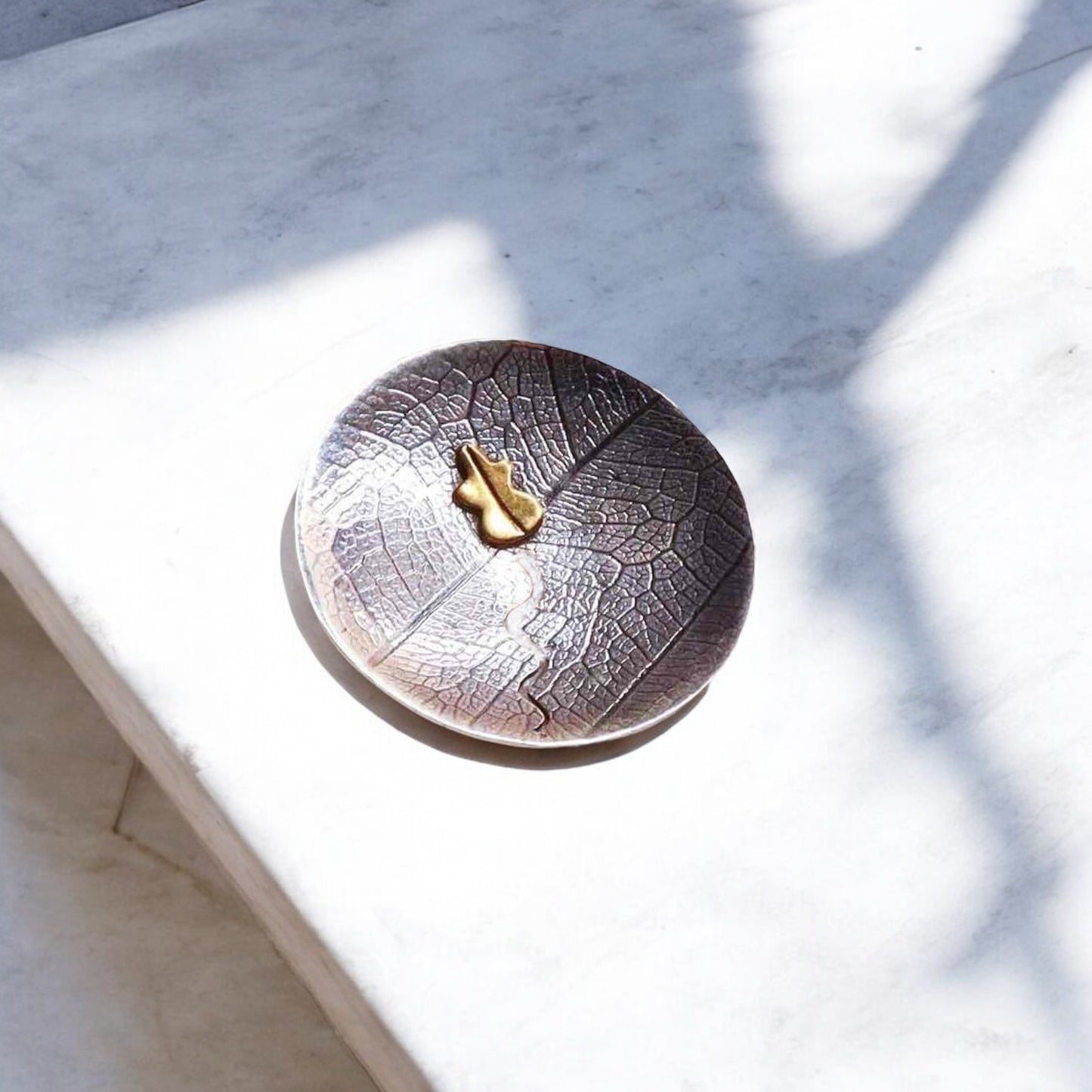 Silver Dry Leaf Pendant