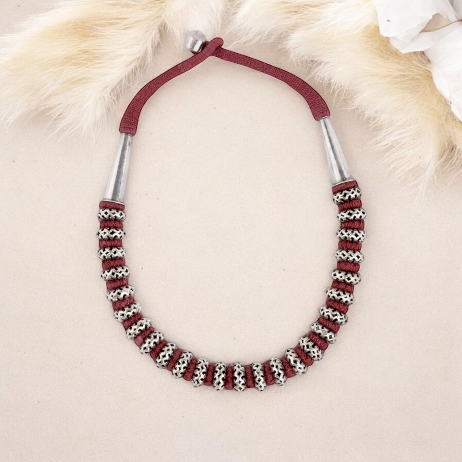 Silver Thread Necklace