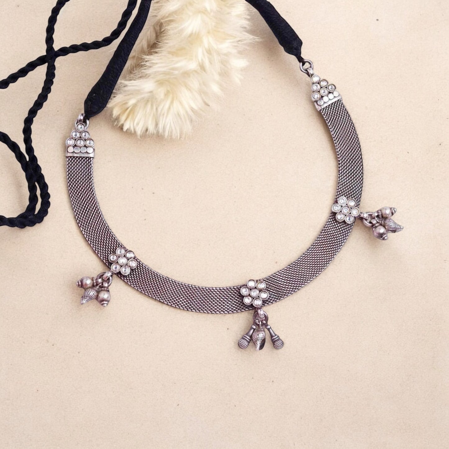 Elegant Oxidized Necklace