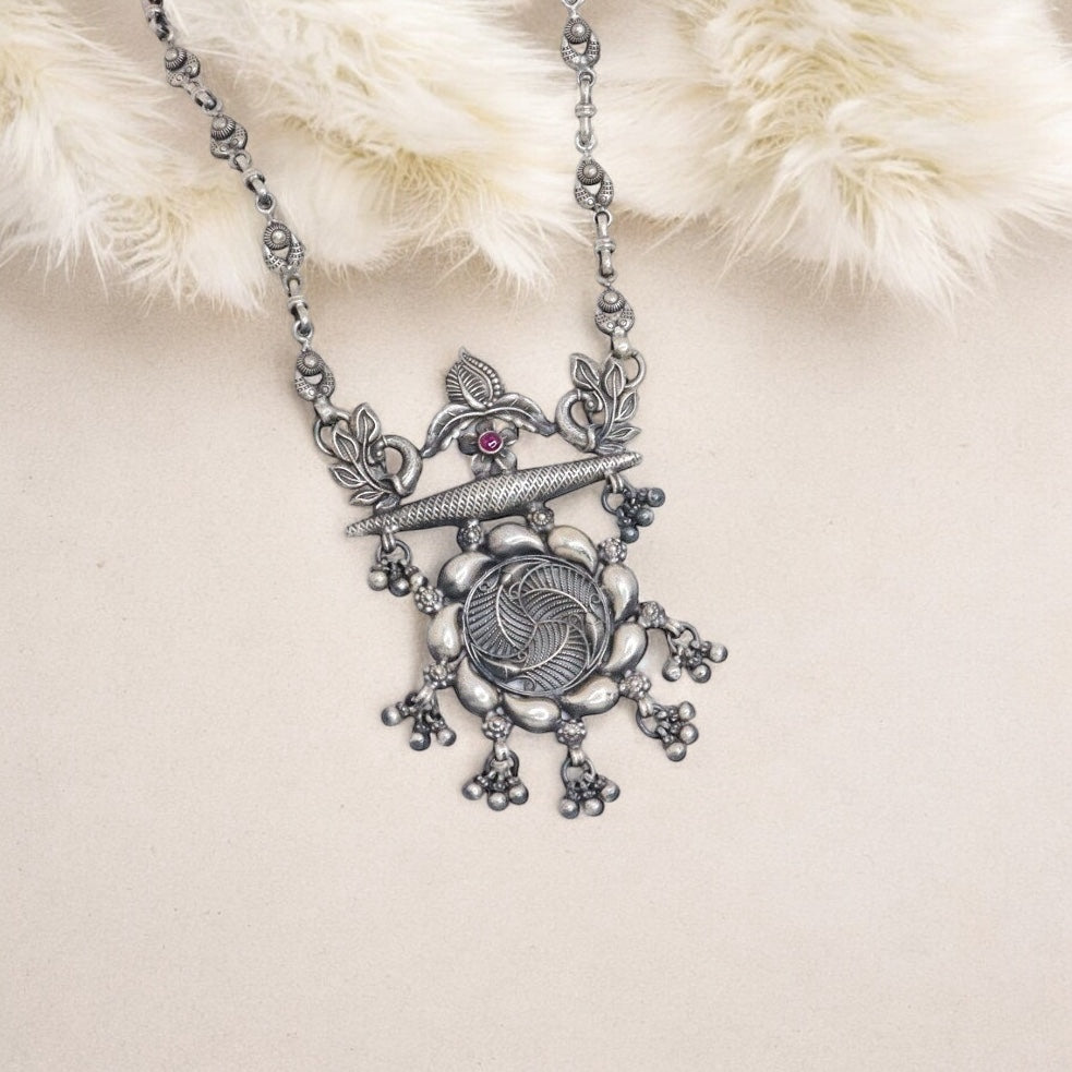 Silver Long Necklace