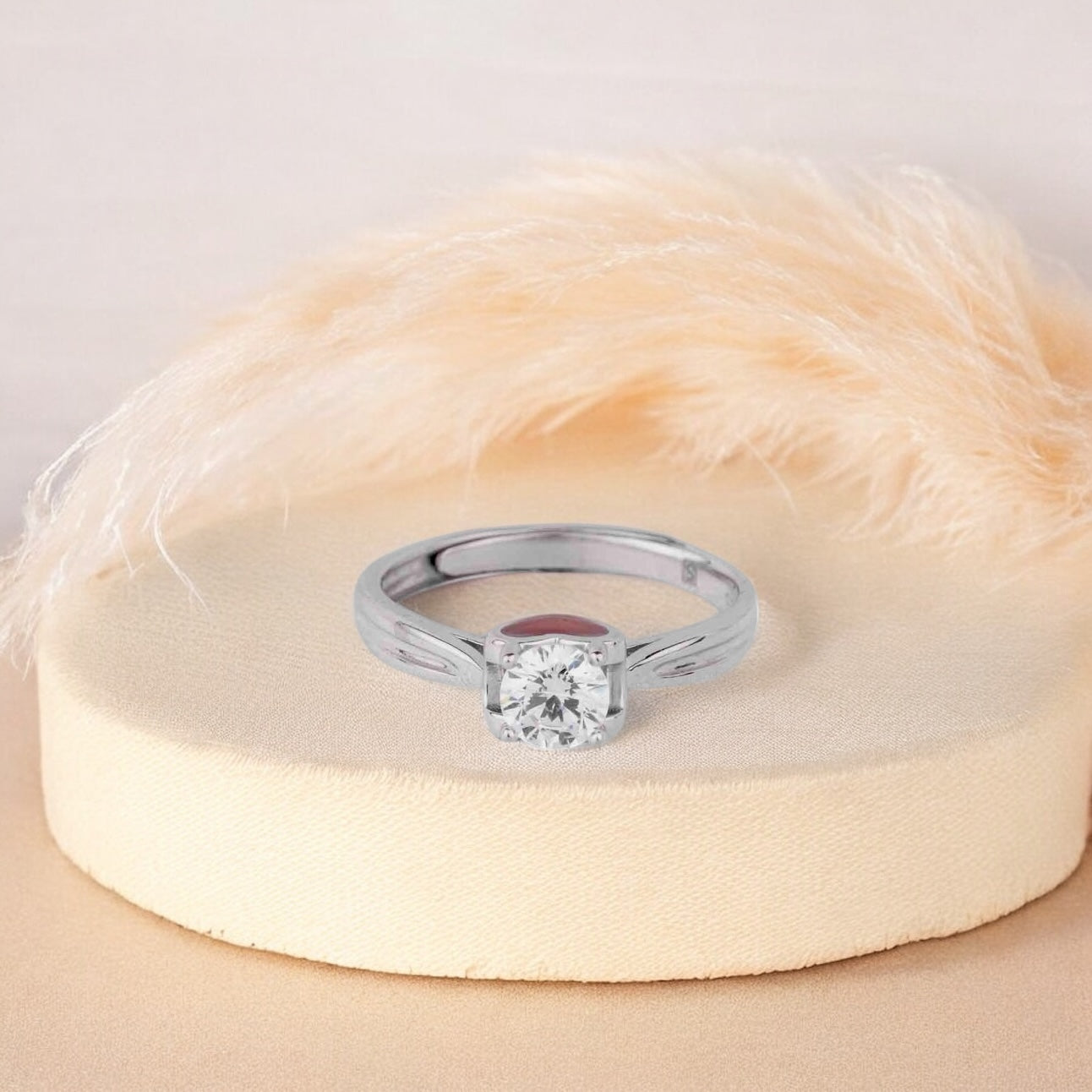 Silver Classic Heart Ring