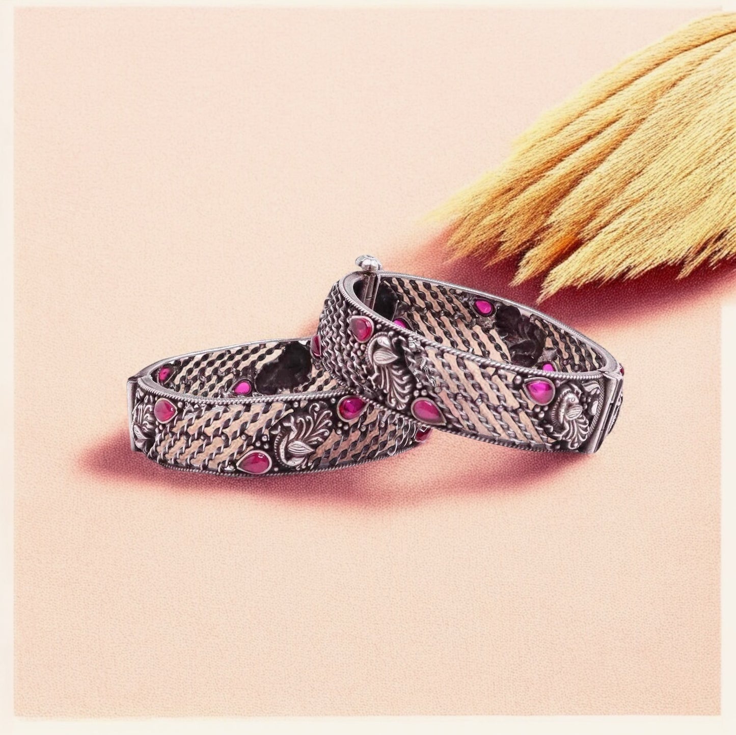 Beautiful Peacock Bangles