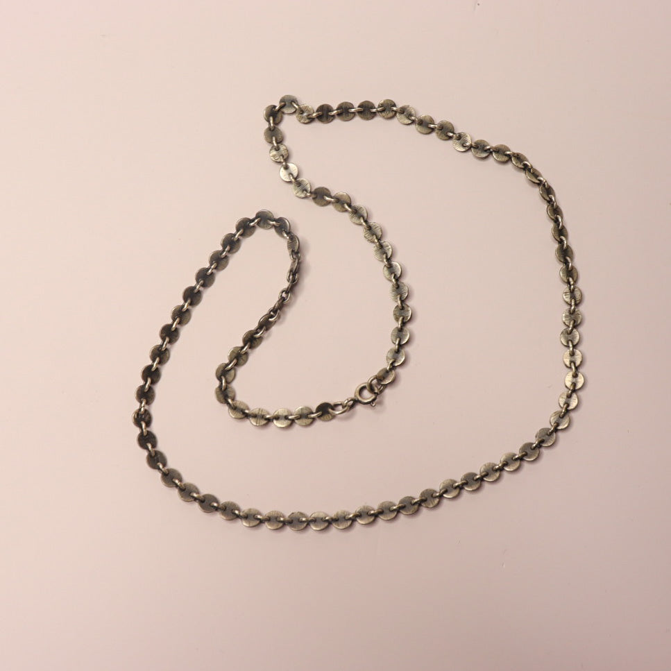 Silver Oxidized Chain