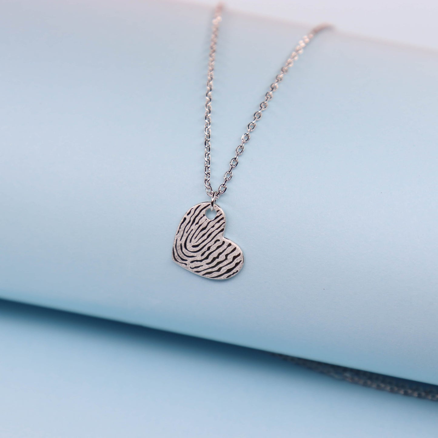 Silver Heart Chain
