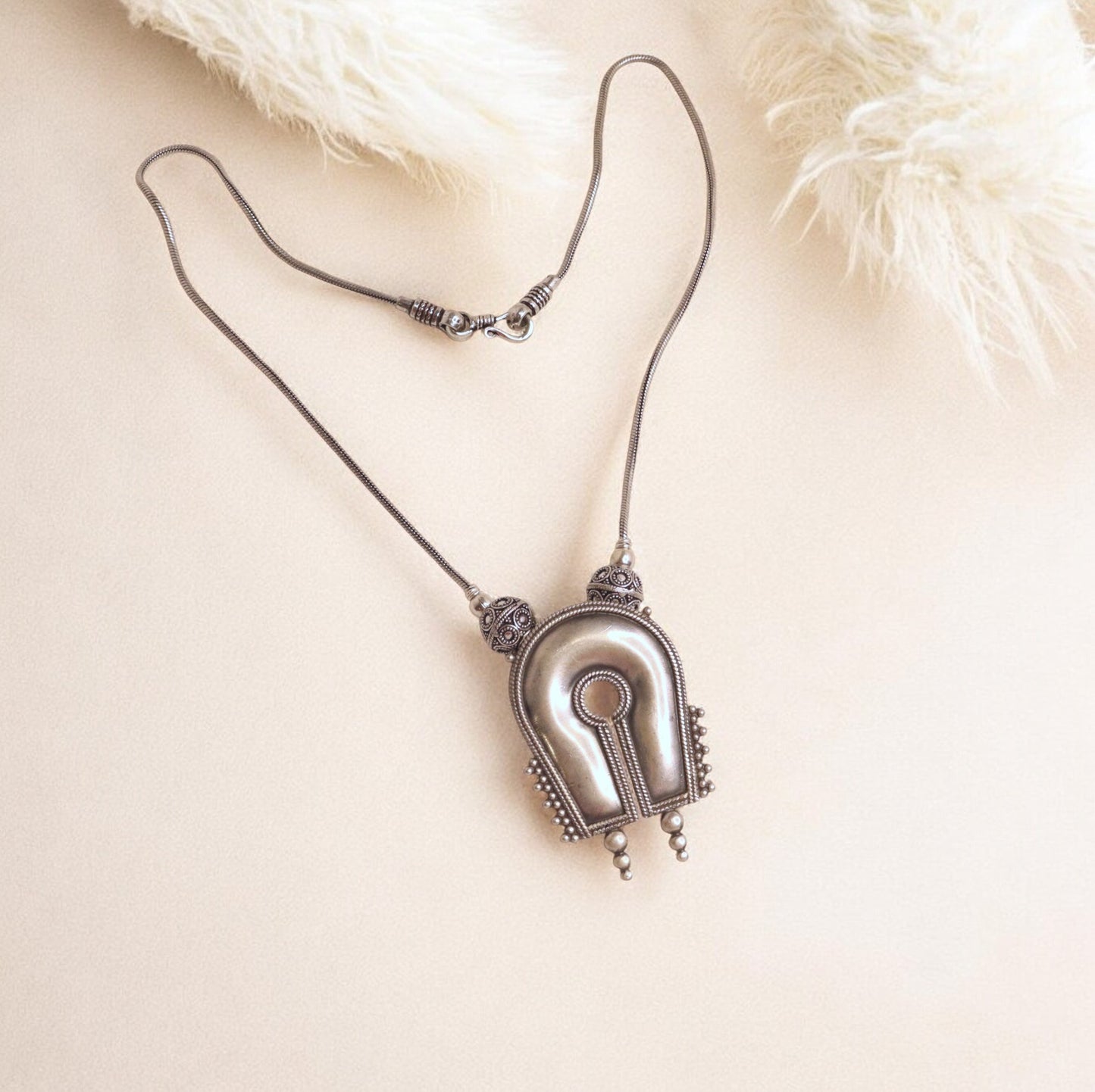 Gothic Silver Necklace