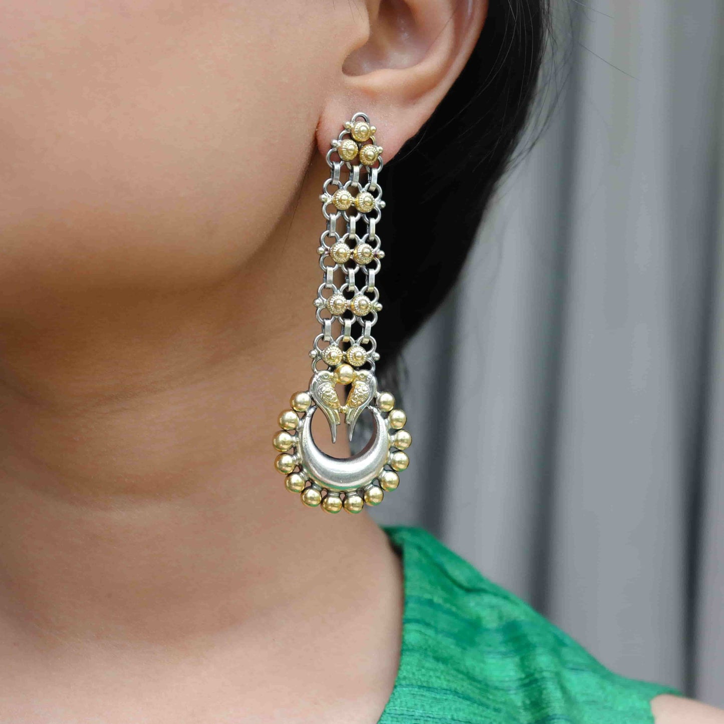 pure silver earrings