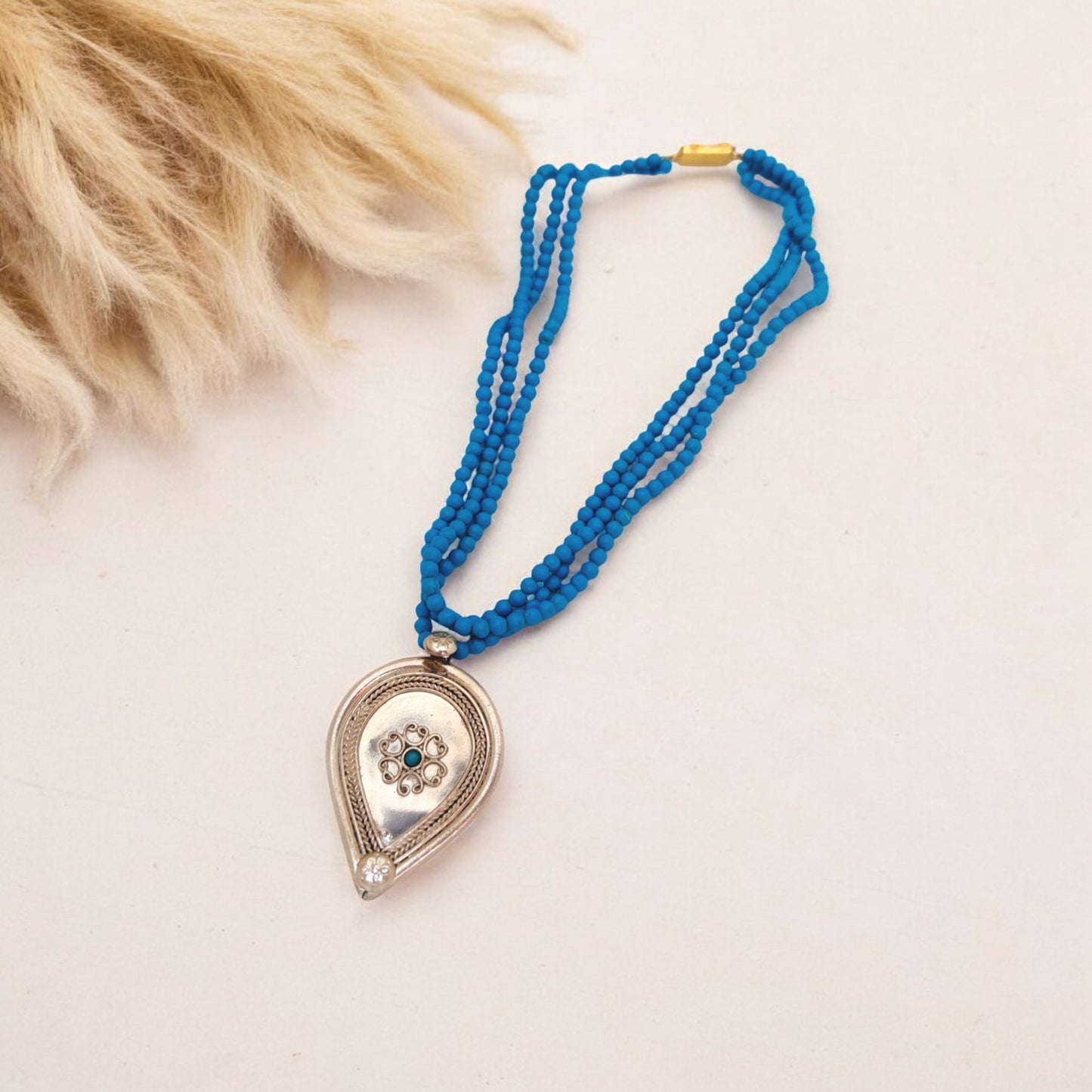 Aqua Bloom Necklace