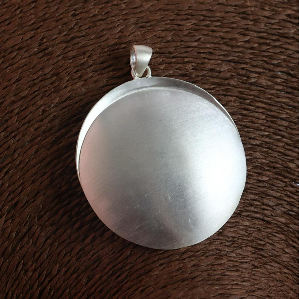 Silver Round Pendant