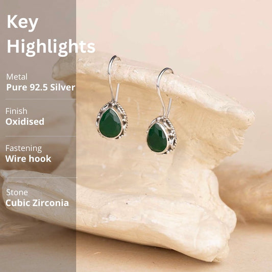 Classic Silver Drop Earrings
