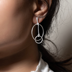 sterling silver aesthetic earrings|925 silver earrings|gift for her
