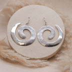 Silver Earrings.
