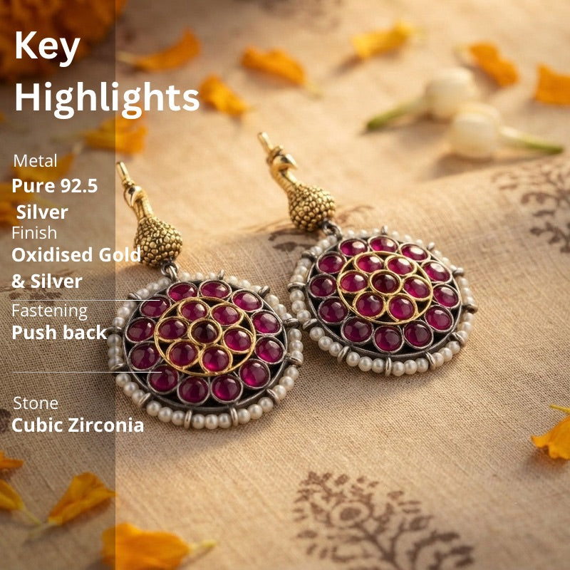 Heritage Silver Earrings