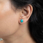 Silver Oval Studs