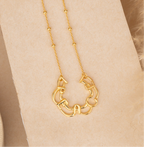 Gold Peace Neck Chain